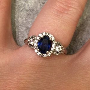 Sterling Silver Sapphire Ring From Kay’s